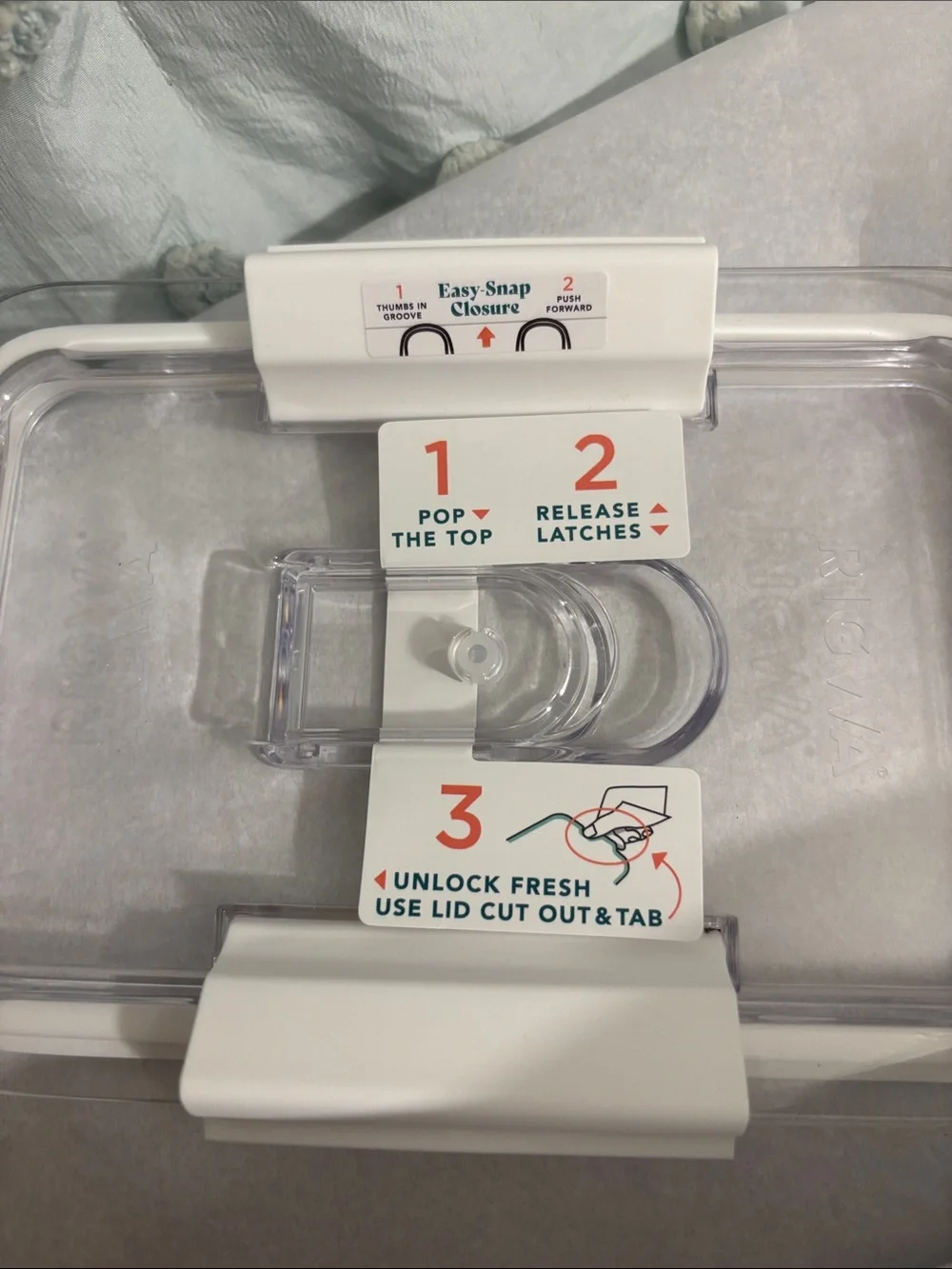 White Bento Box Kit - 5 Piece Food Storage Set